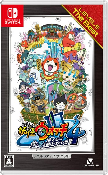 Gebraucht - Wie NEU- Nintendo Switch Level 5 Youkai Watch 4 Boku Ra Wa Onaji Sorawomiagete Iru Japanische Sprache Edición The BEST (Japan Import)