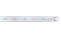 Shinwa 13021 Lineal aus Edelstahl Silver 60cm