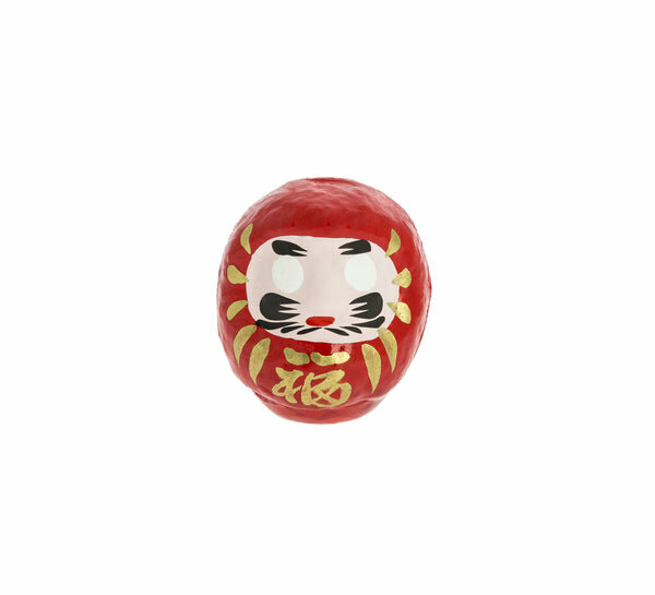 Roter traditioneller DARUMA Viel Glück Medium KP12