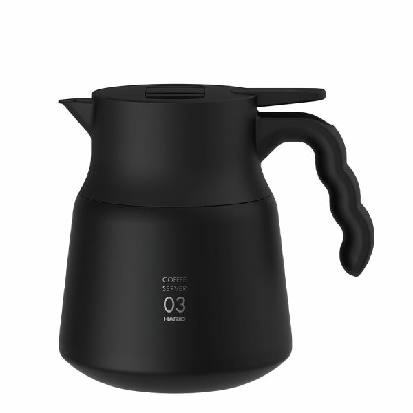 Hario V60 Isolierter Edelstahl-Server PLUS 800 - Schwarz VHSN-80-B